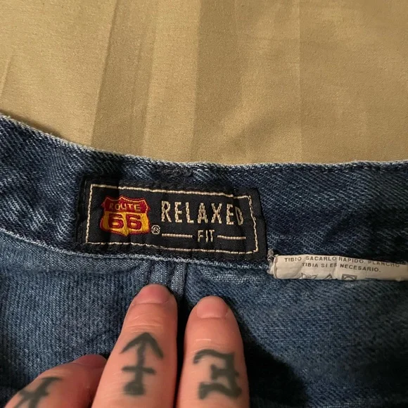 VINTAGE Route 66 High Waisted Shorts - Picture 5 of 5